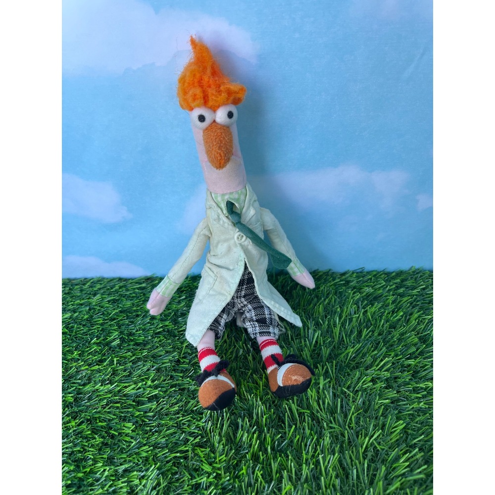 Jim Henson Muppets Beaker Plush Doll Sababa Toys 2004 Lab Assistant Figure